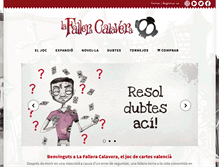 Tablet Screenshot of lafalleracalavera.com